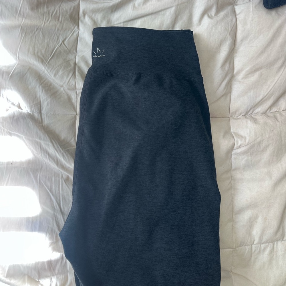 Beyond yoga pull on midi spacedye grey jogger